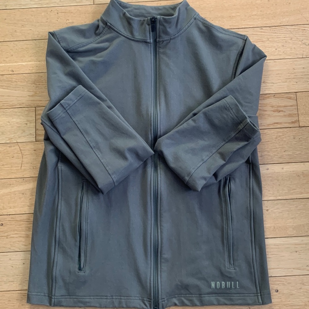 Mens Nobull Twill zip up jacket